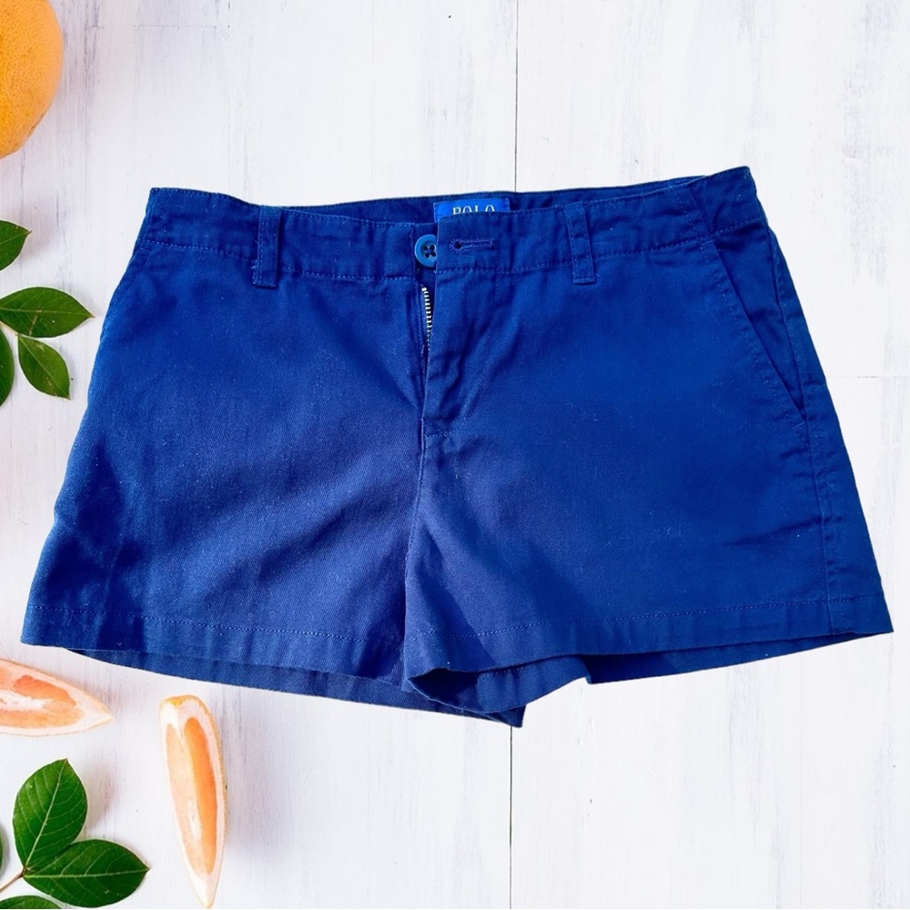 Polo Ralph Lauren Sz 10 classic navy chino shorts
